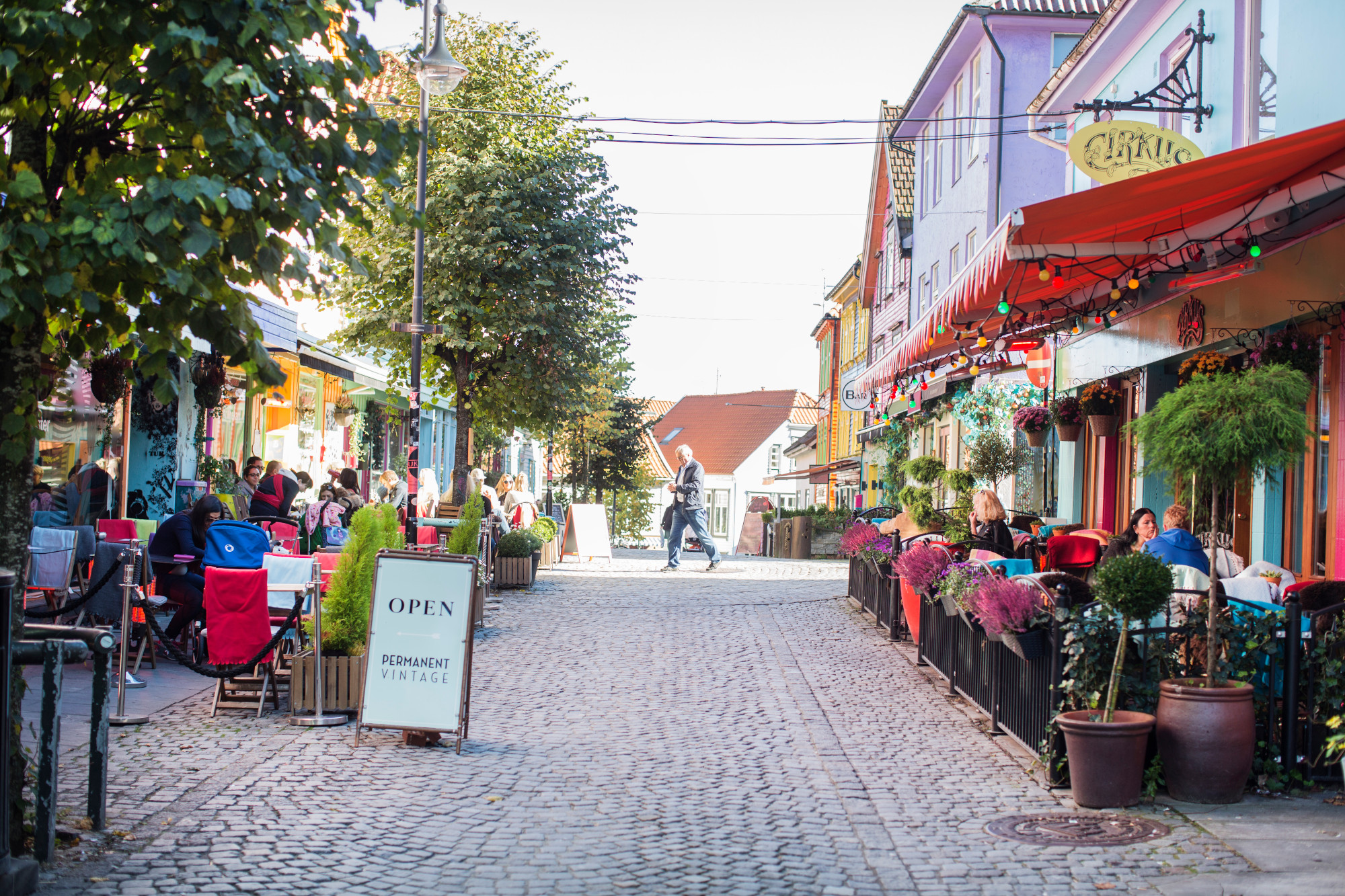 Fargegata i Stavanger (Foto: Elisabeth Tønnessen).