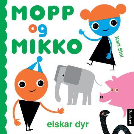 Mopp og Mikko elskar dyr omslag