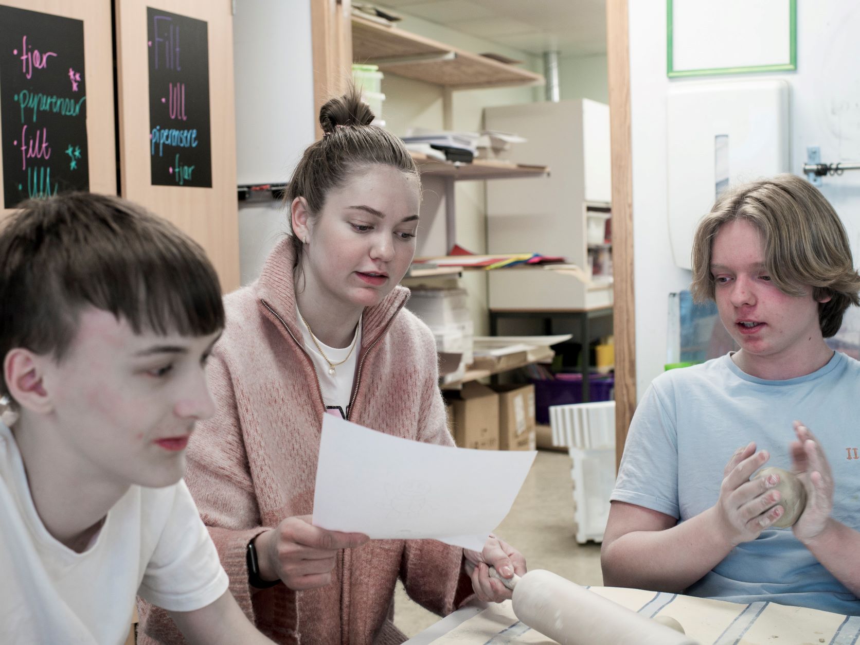 forming på Lunde skole