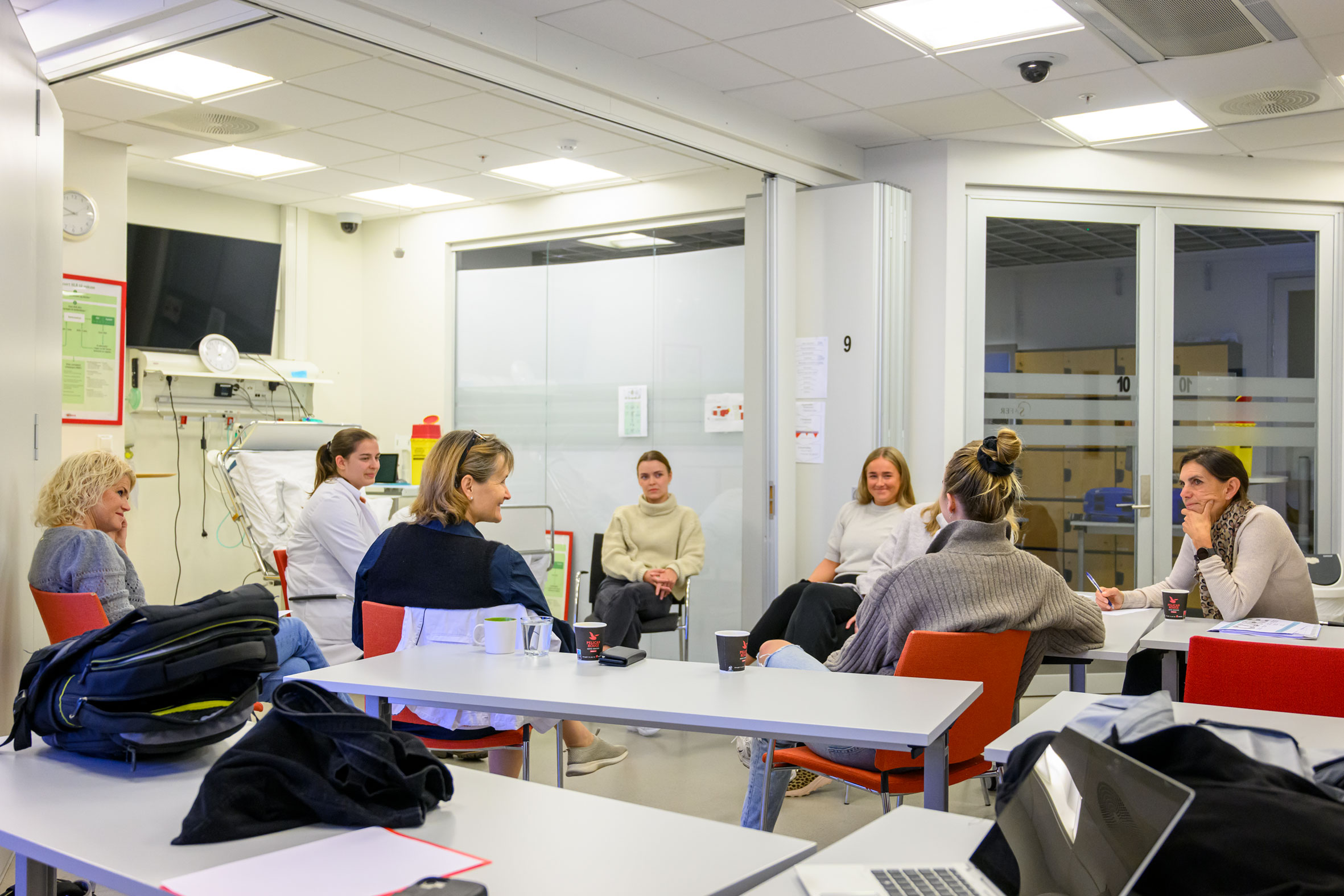 Studenter på kurs