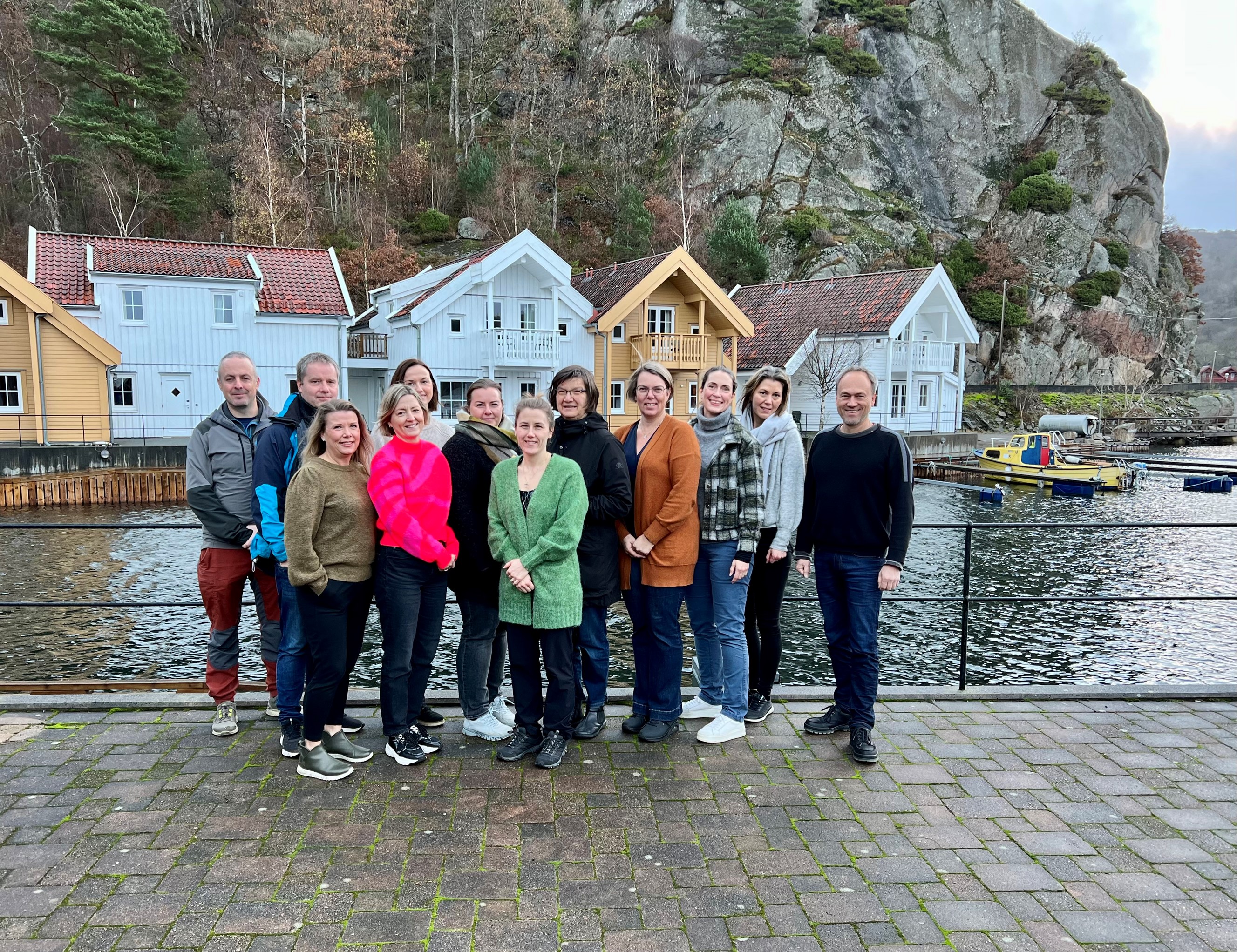 Fellesbilde av forskere i Farsund