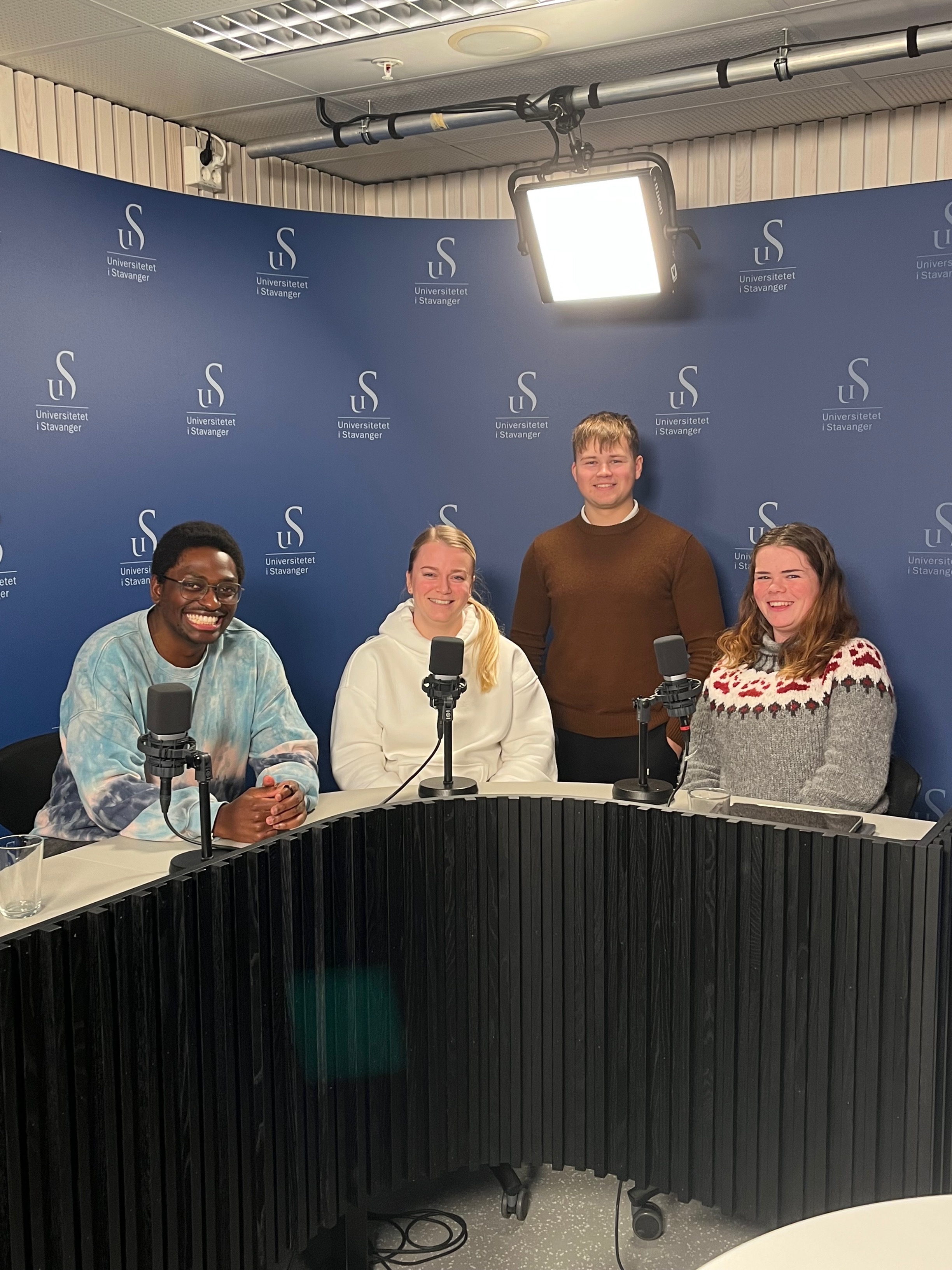 Studentambassadører på podcast