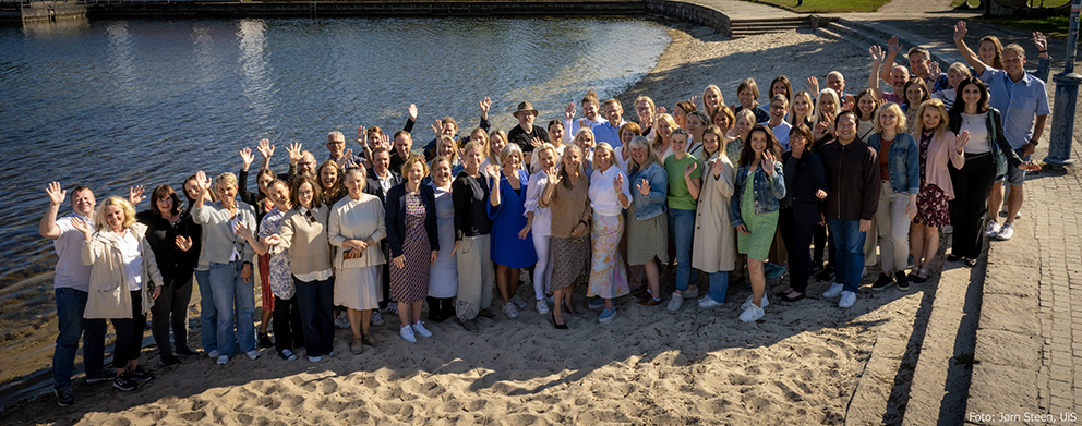 Læringsmiljøsenterets ansatte på personalseminar i Kristiansand juni 2023
