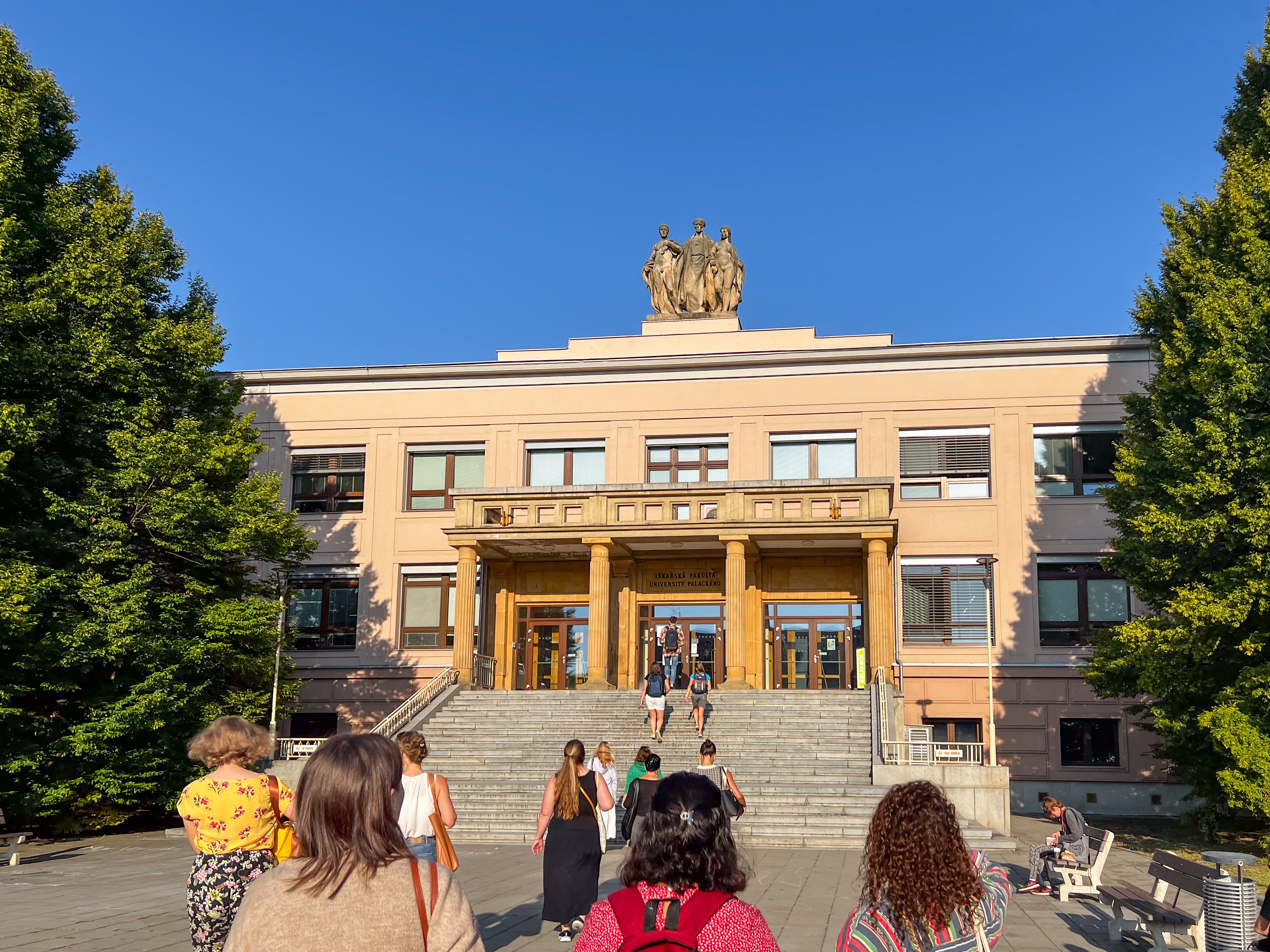 Bygget til Olomouc School in Midwifery i Tsjekkia