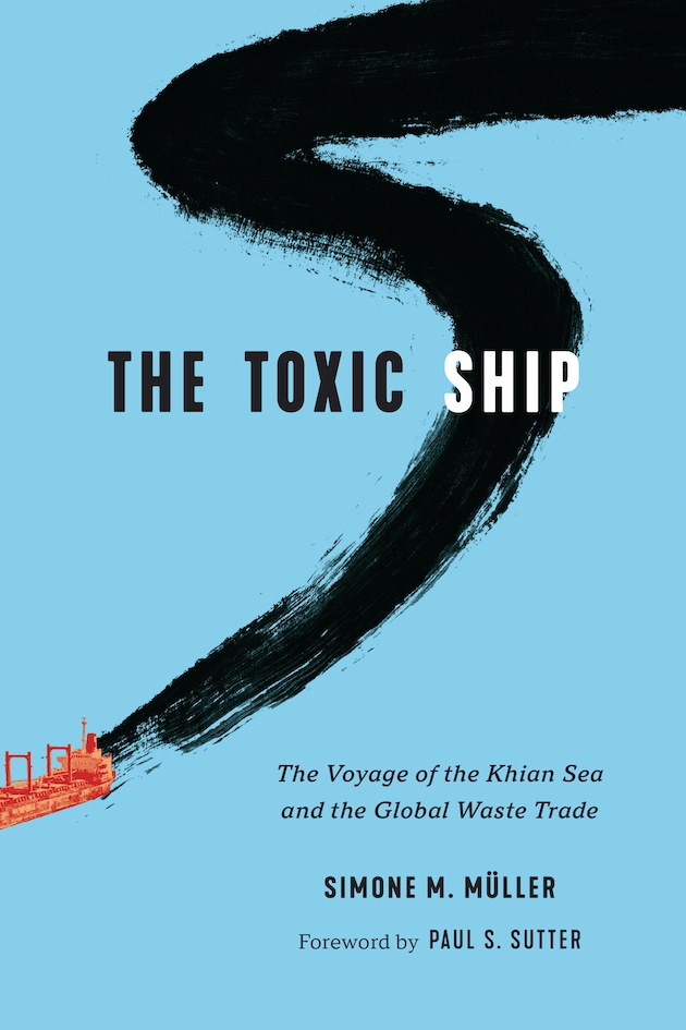 Bokomslag: "The Toxic Ship" av Simone Müller