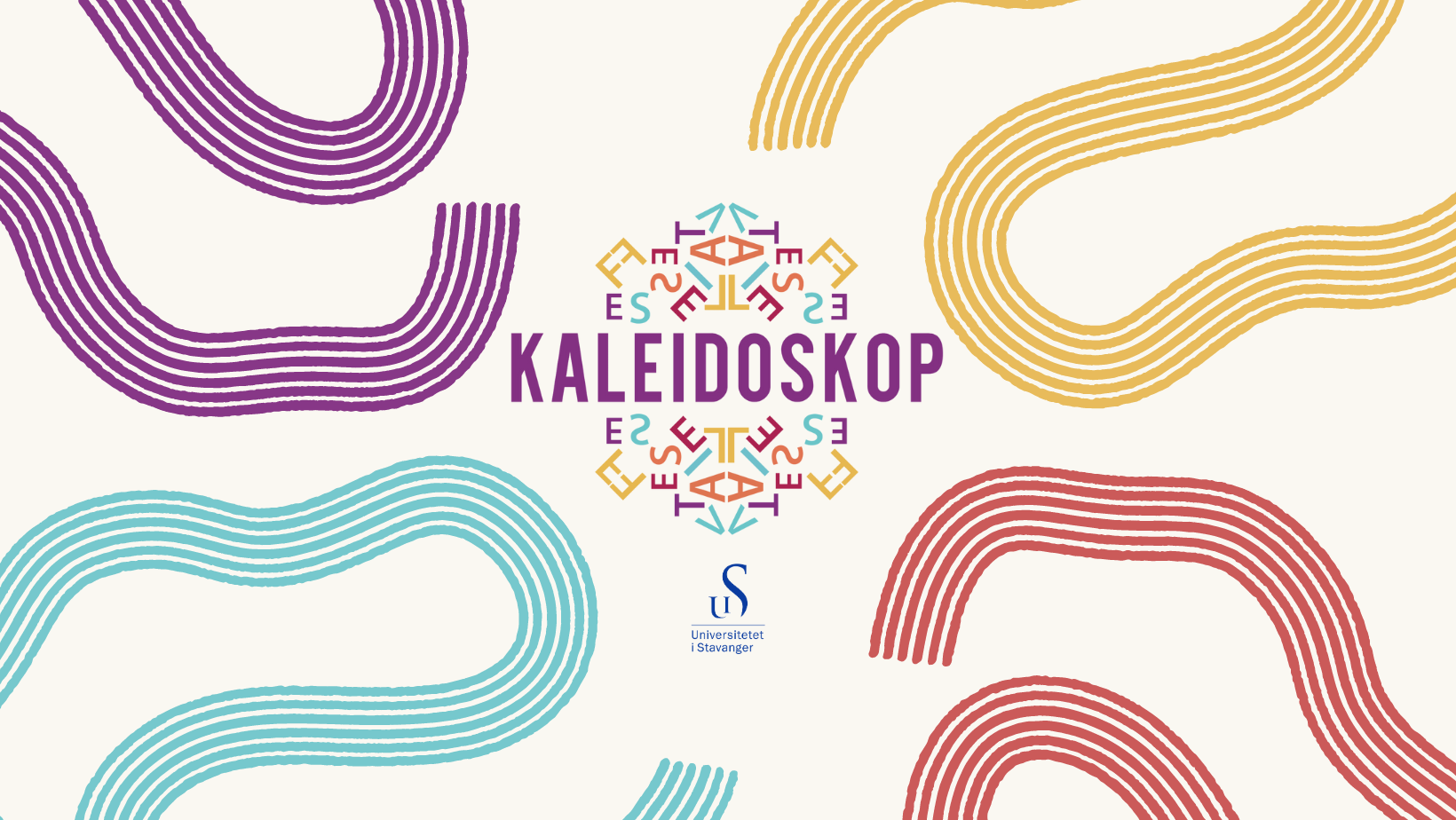 Kaleidoskop grafikk med logo