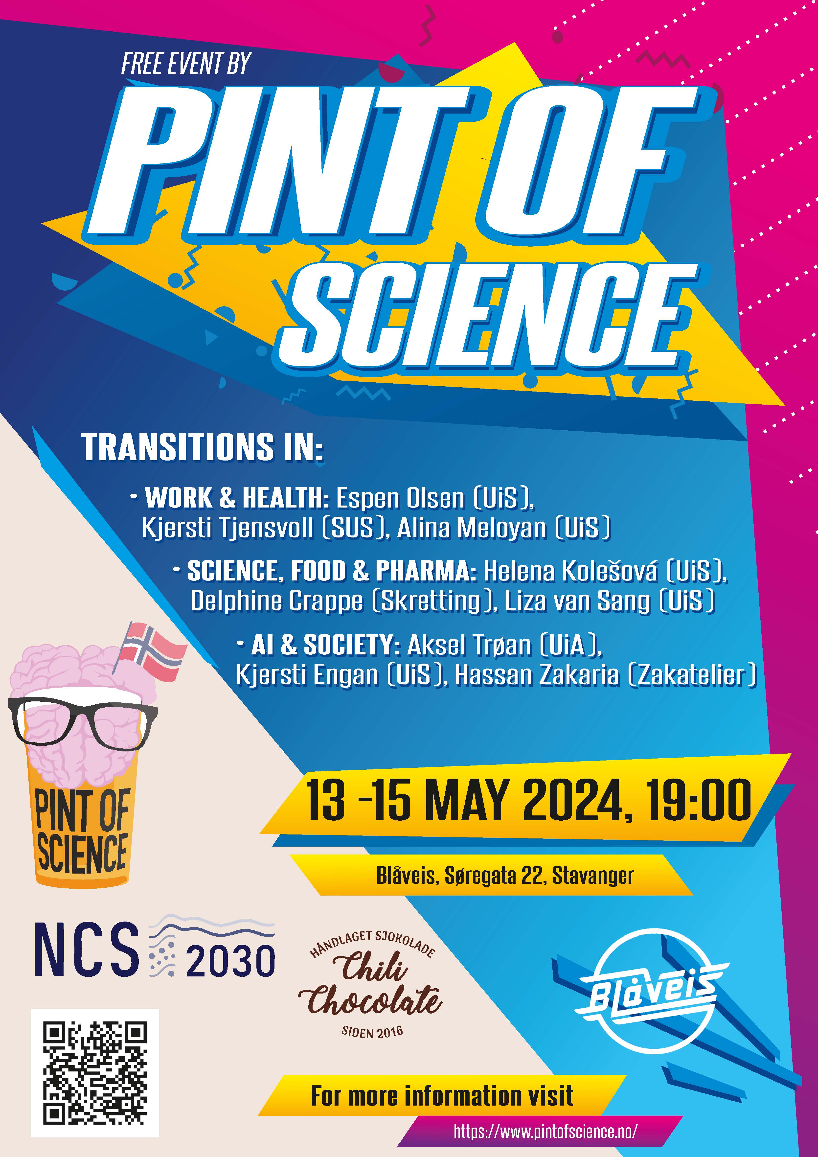 Plakat for Pint of Science