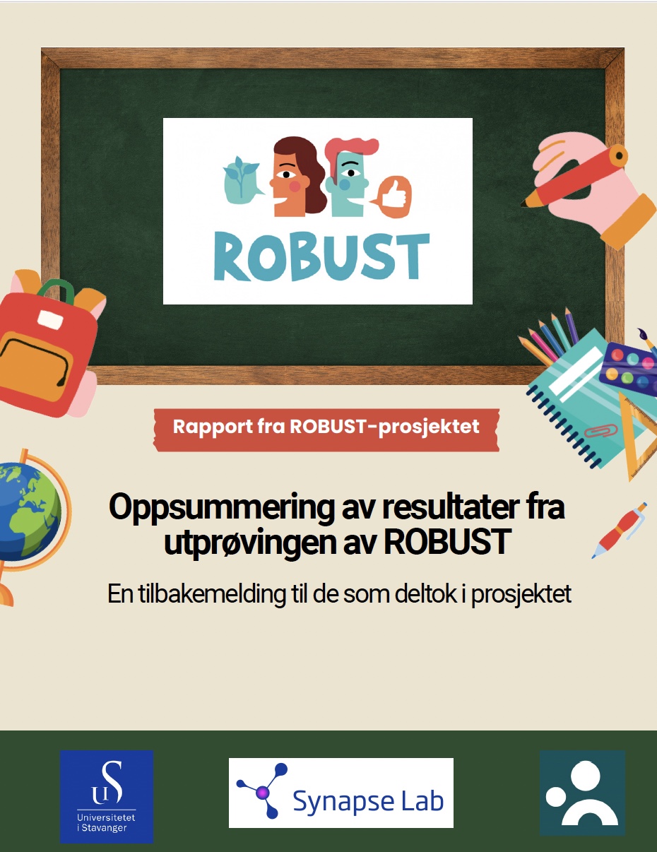 Forside til sluttrapport for ROBUST-prosjektet-april2025