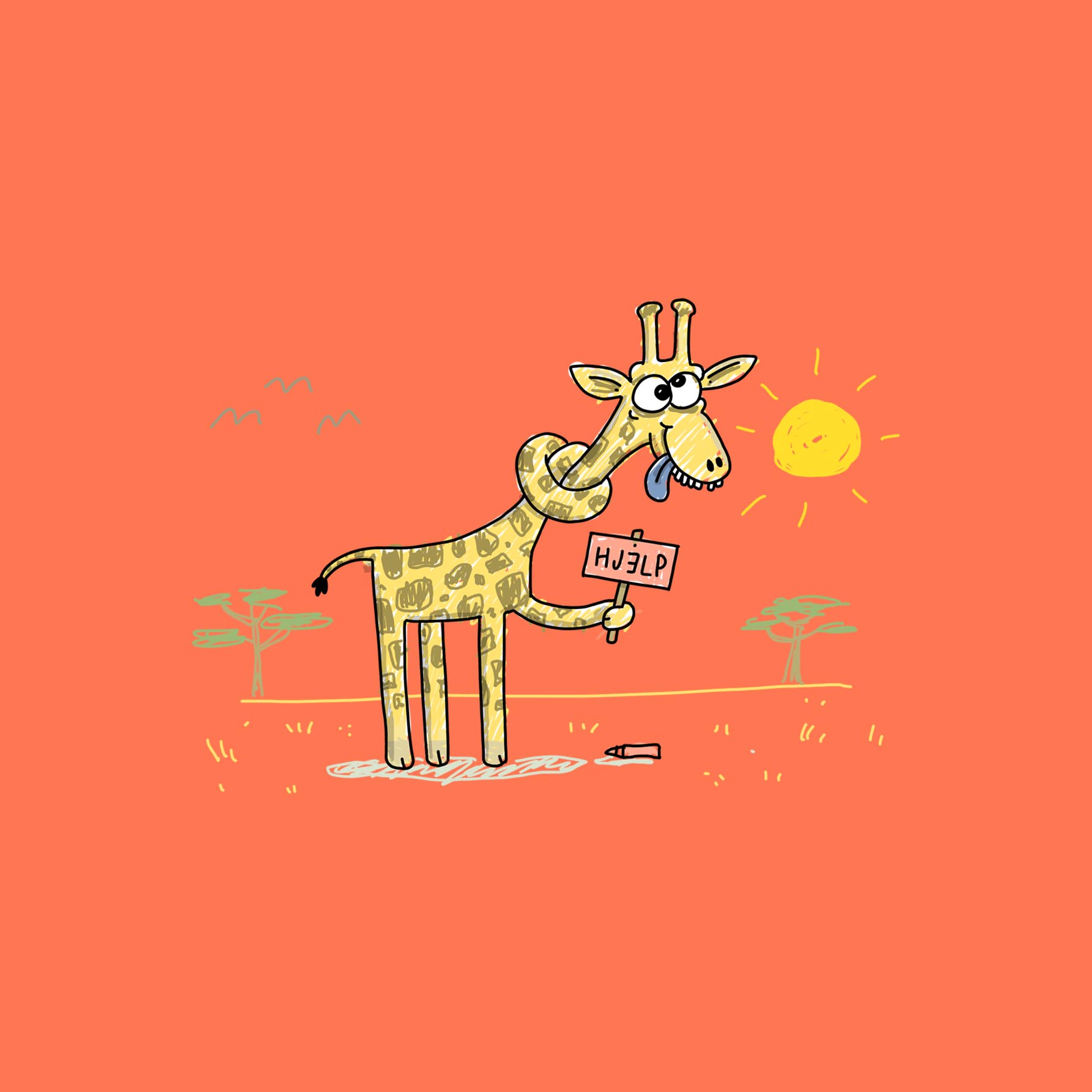 bilde av en giraff