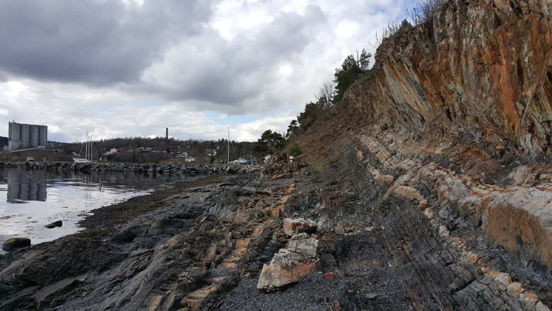 geologiske formasjoner i et landskap