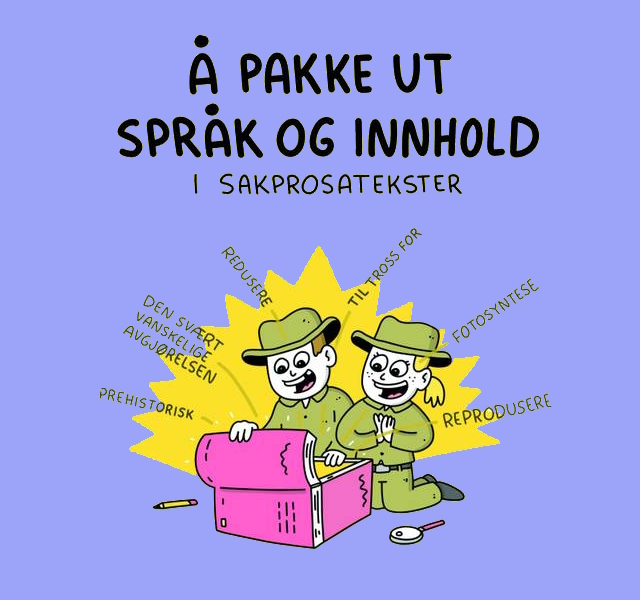 Å pakke ut språk og innhold