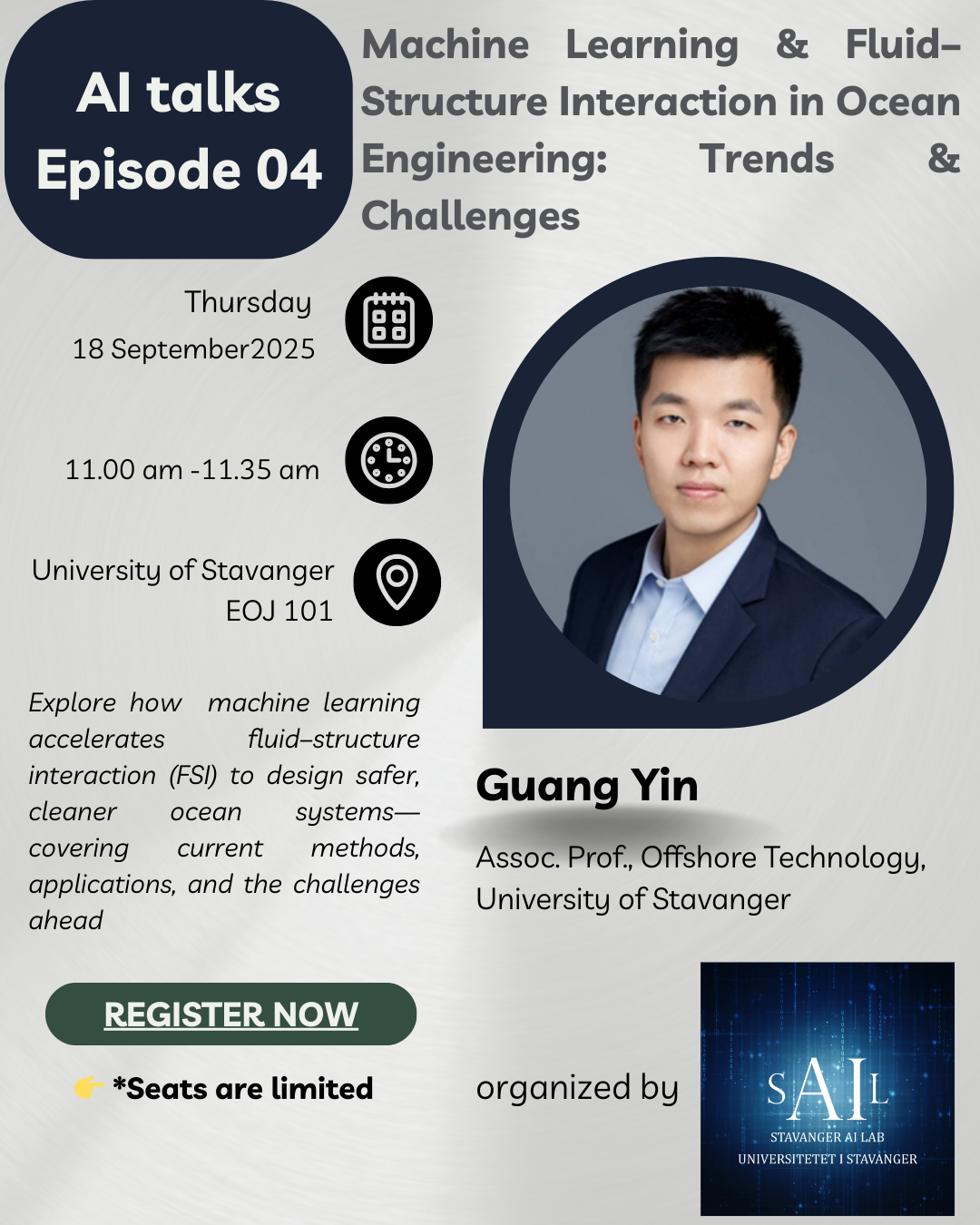 Flyer for AI talk #4