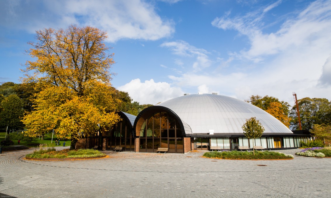 Kuppelhallen i Bjergstedparken. Foto: Marius Vervik