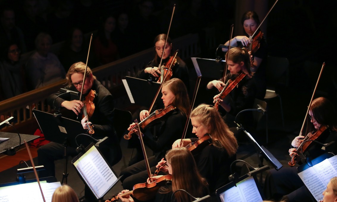 Universitetets julekonsert 2019. Foto: Olav Bjånes