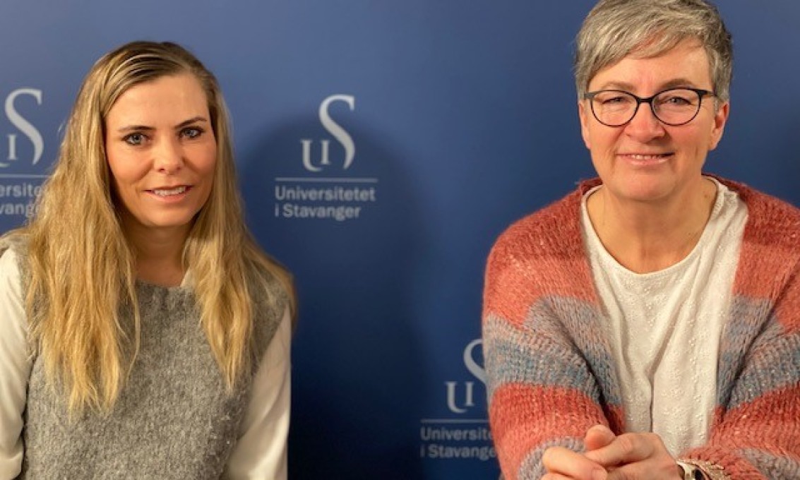 Eva P. Kristiansen og Grethe Gjertson.