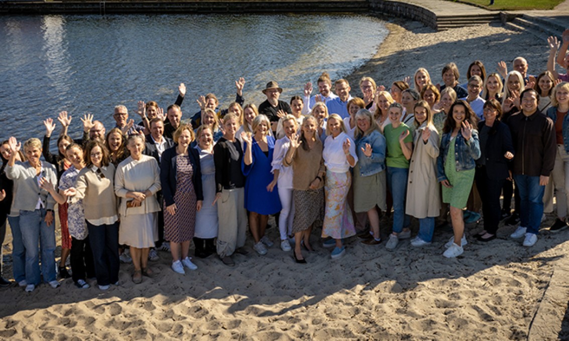 Læringsmiljøsenterets ansatte på personalseminar i Kristiansand juni 2023