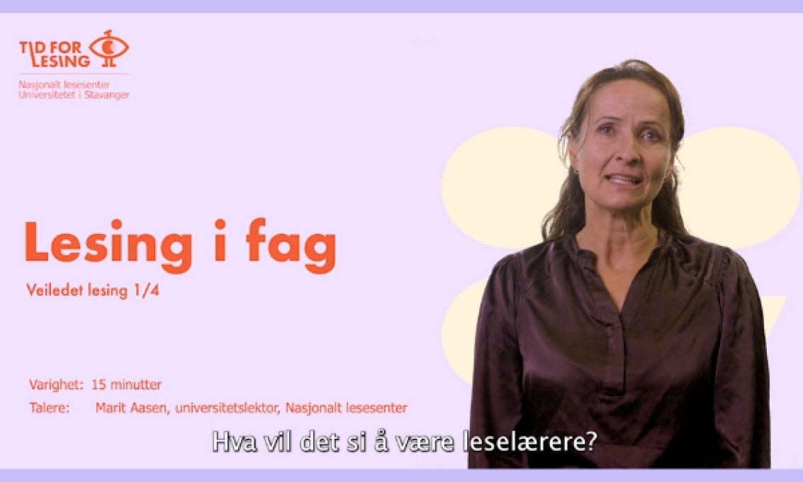 Webinar: Lesing i alle fag