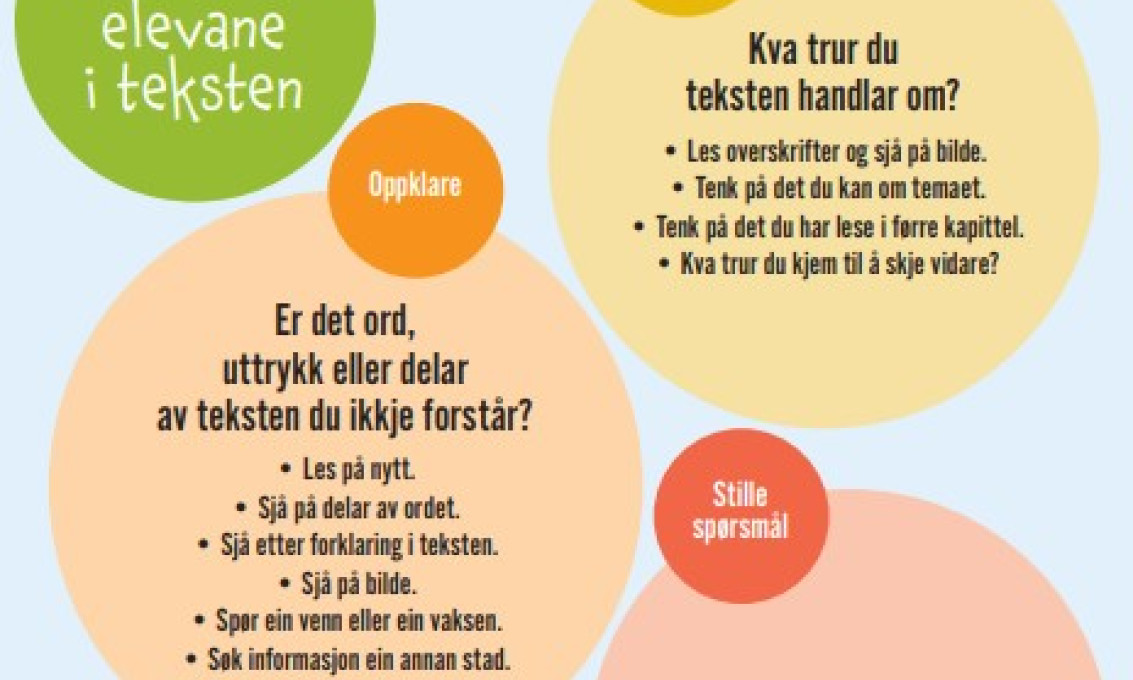 Plakat: Engasjer elevane i teksten