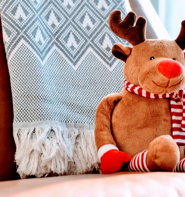 et reinsdyr som gleder seg til jul