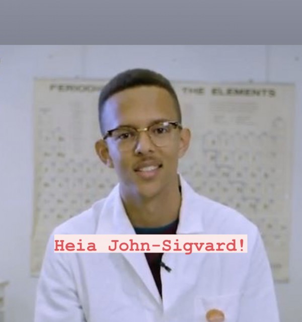 John-Sigvard Njau, student  kjemi og miljø