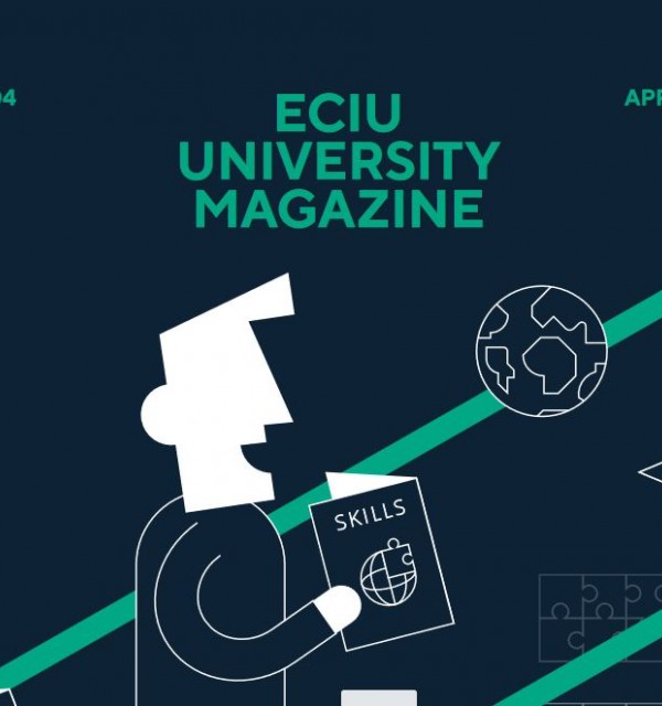 Cover of ECIU University magazine 2021