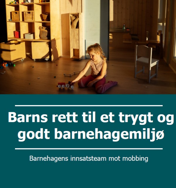 Omslag til brosjyre om Barnehagens innsatsteam mot mobbing