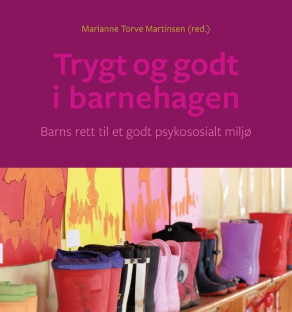Forside på boka Trygt og godt i barnehagen.
