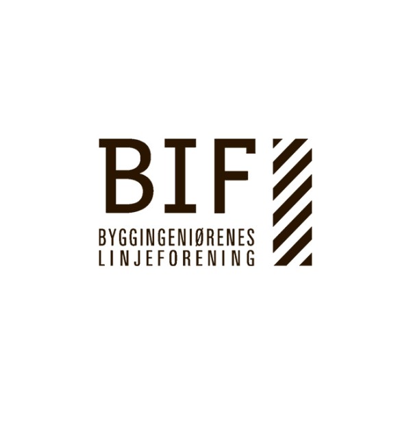 Logo til linjeforeningen BIF. byggingeniørenes linjeforening.