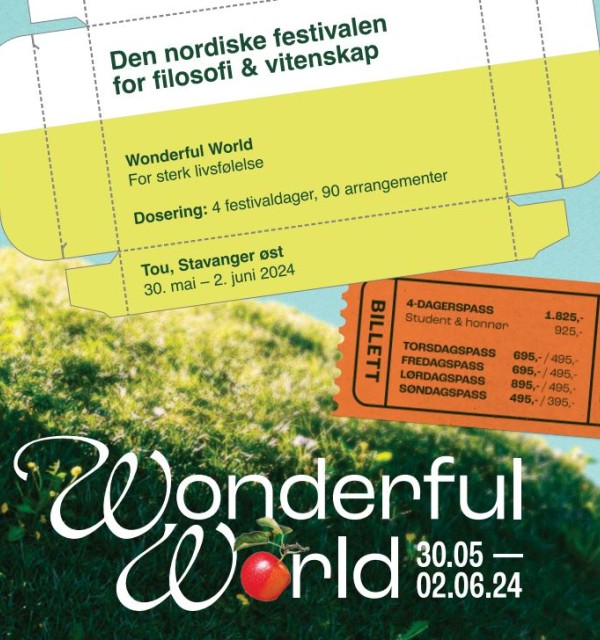 Opplev Wonderful World – filosofi- og vitskapsfestival