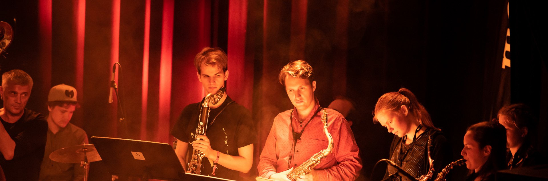 Bjergsted jazzensemble og Valkyrien Allstar, konsert på Spor 5. Foto: Trine Nessler Wichmann