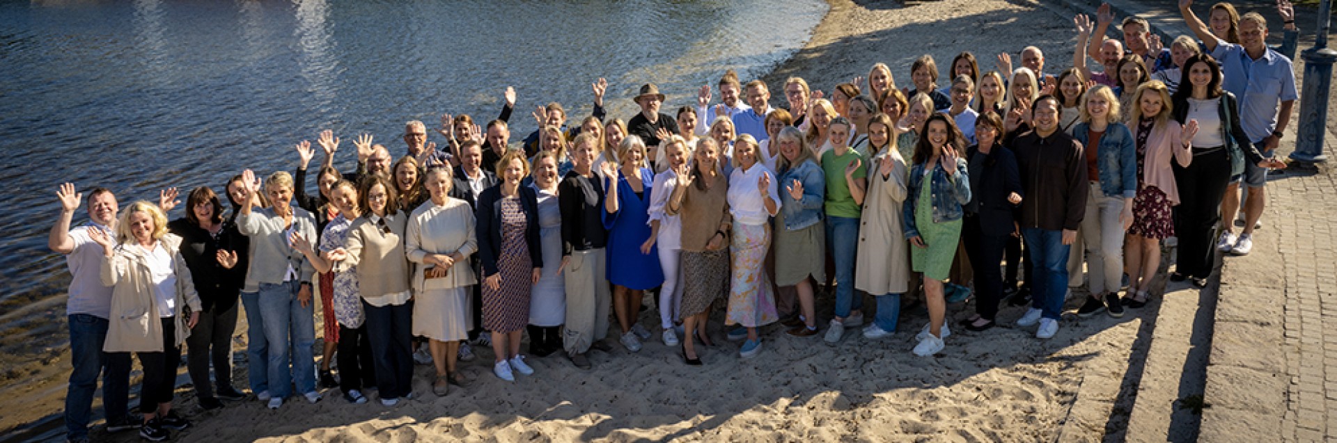 Læringsmiljøsenterets ansatte på personalseminar i Kristiansand juni 2023