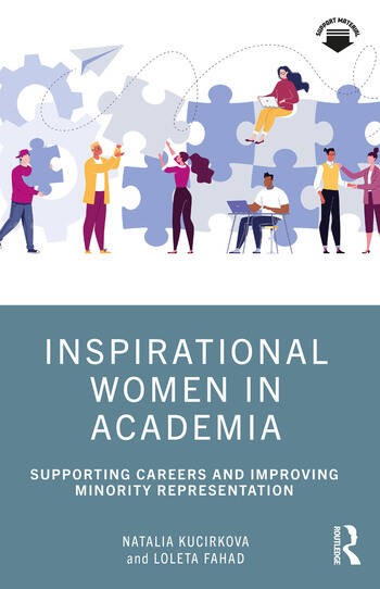 Bilde av forsiden til boken "Inspirational Women in Academia"