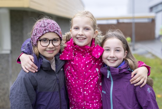 Elever på en barneskole.