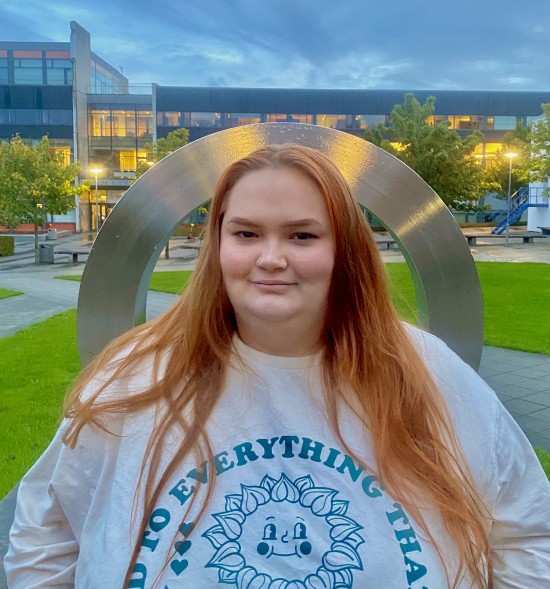 Hedda Josefine Bruncell, 1. kandidat for Venstrealliansen til Studentvalget 2023.