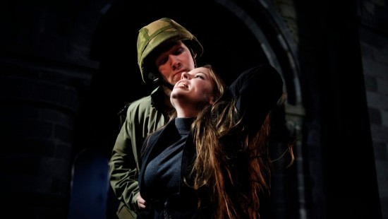 Fra forestillingen Pasjon i Stavanger domkirke våren 2019. Foto: Marie von Krogh