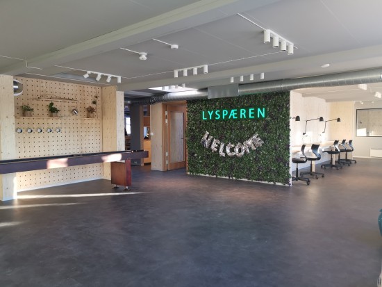ankomst lyspæren