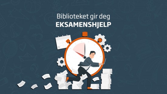 Illustrasjon av mann som har dårlig tid og løper