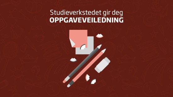 Illlustrasjon Studieverkstedet kan hjelpe med oppgaveskriving