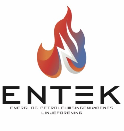 Logo til ENTEK som er linjeforeningen for petroleum- og batteristudenter. Bilde av logo.