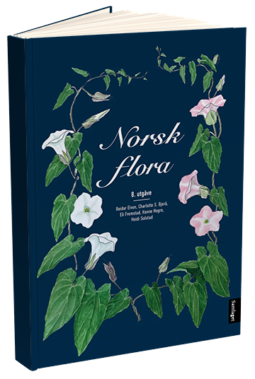 Elven, R. et al. (2022) Norsk flora. 8. utgåva. Oslo: Det norske samlaget bok cover