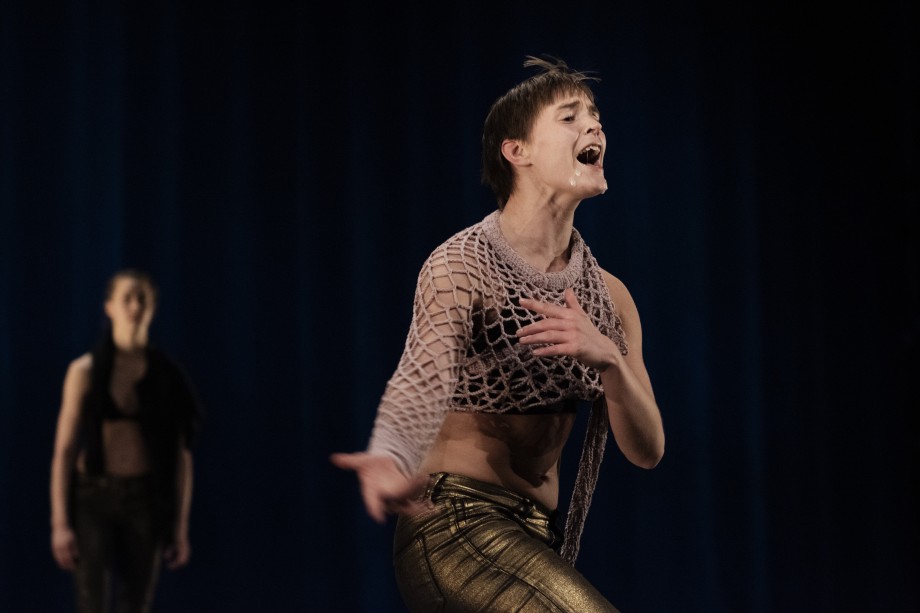 Lone Eivindsdottir på avgangsforestilling i dans, 2019. Foto: Marie von Krogh