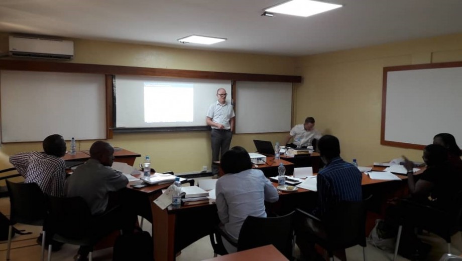Malawi master teaching mathematics