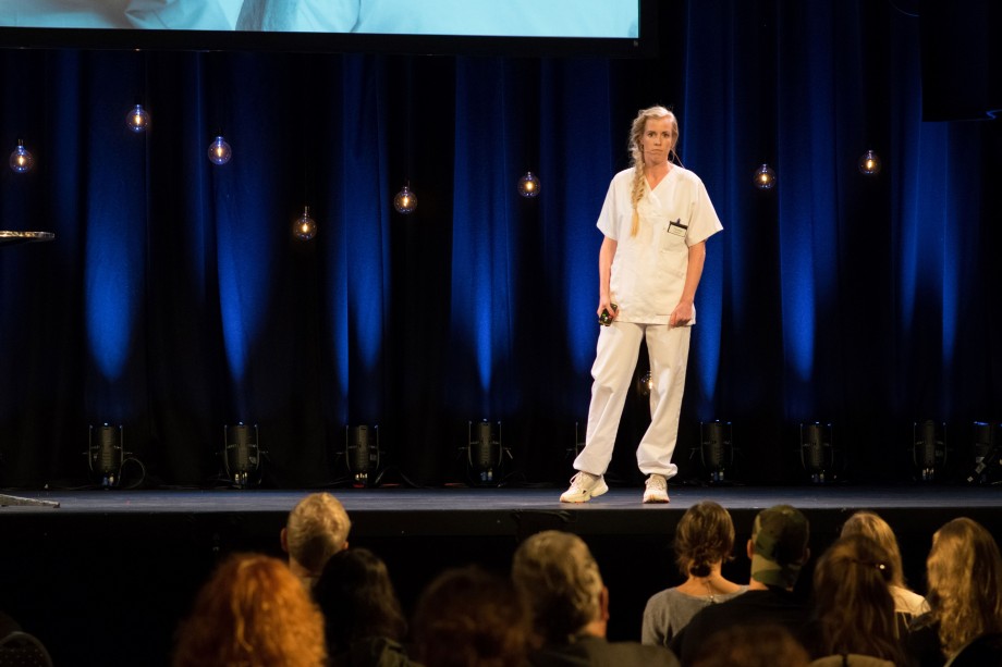 Terese Johannesen på Folken