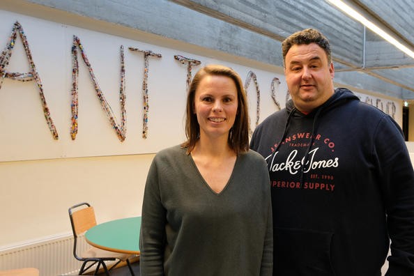 Teachers Lisa Mari Staddeland and Odd Tjelta