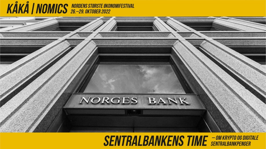 Kåkånomicsplakat til arrangementet Sentralbankens time