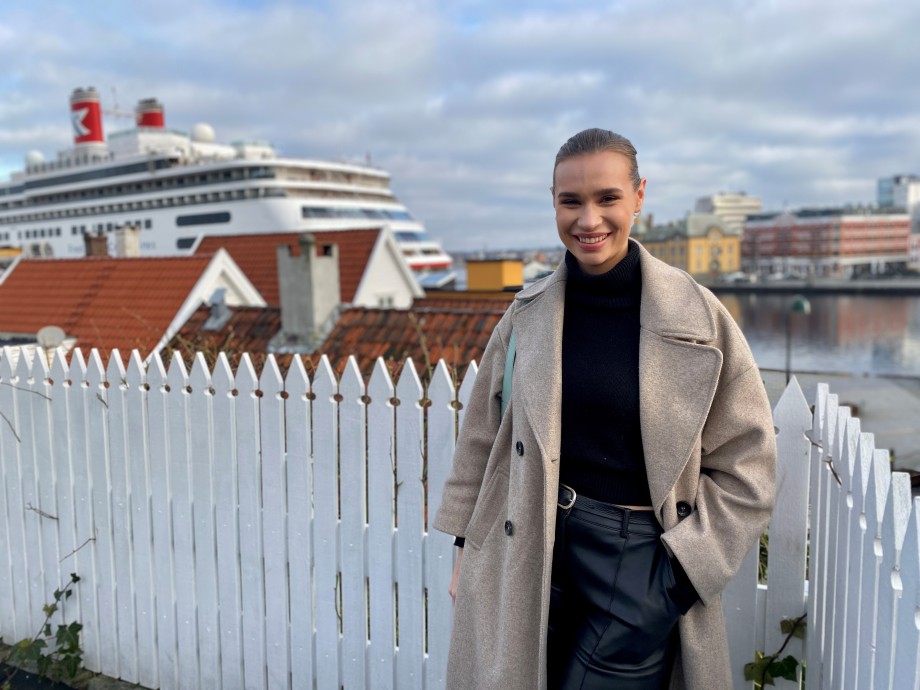 Student i Stavanger sentrum