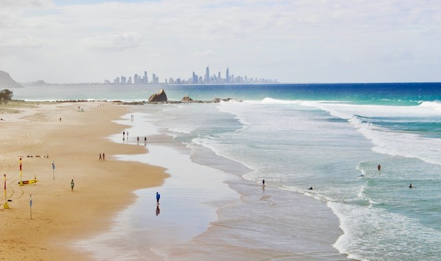 Strand på Gold Coast, Australia