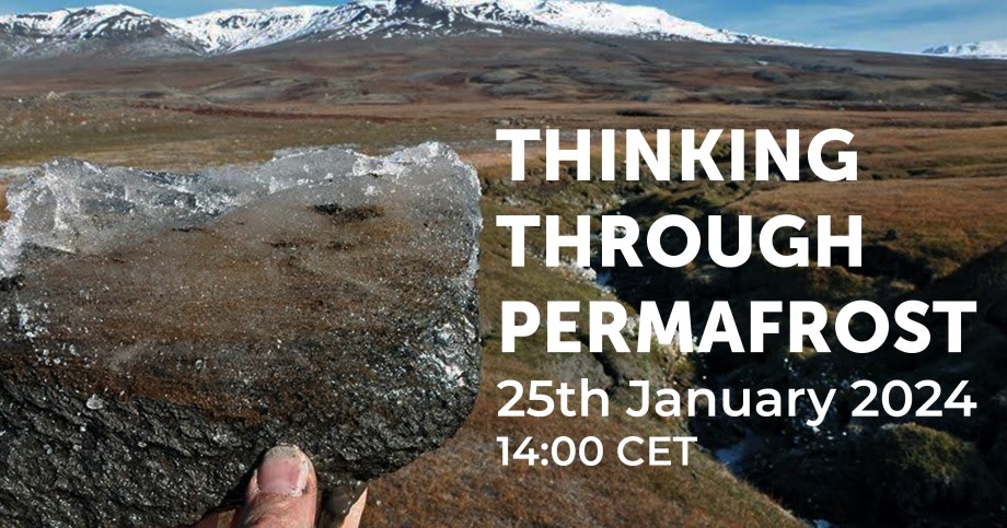 "Thinking Through Permafrost" conference poster