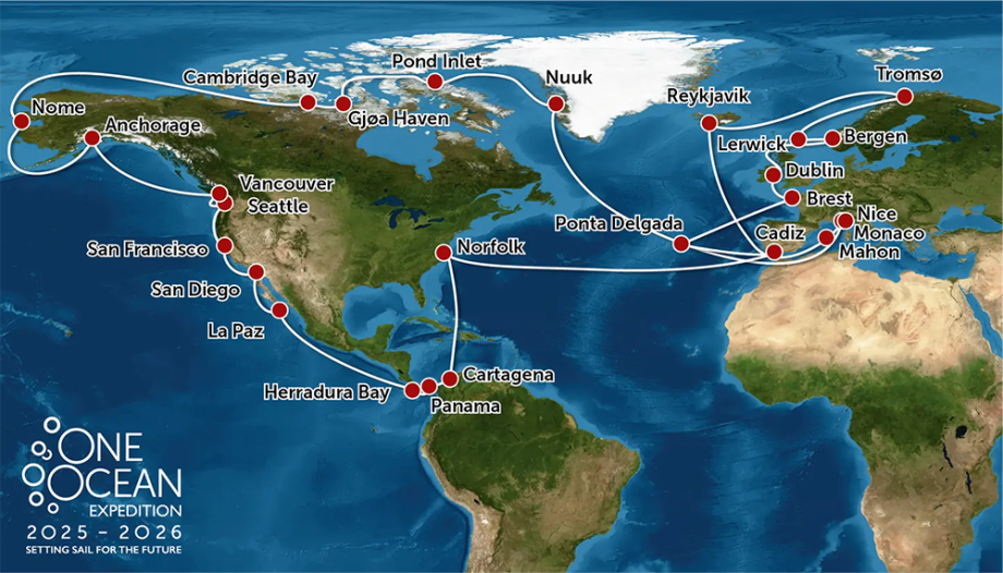 Seilingsrute One Ocean Expedition