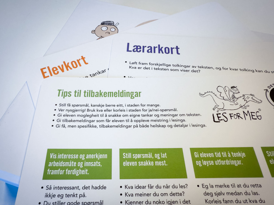 Les for meg-tips til tilbakemelding